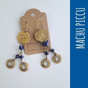 Lg exotic earrings from Peru